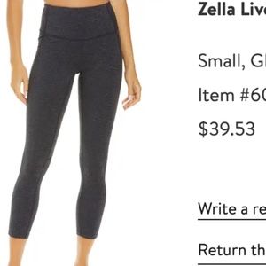 Zella Live In High Waist Pocket 7/8 Leggings